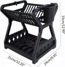 Dish Drainer Double Layer Bench Kitchen Dishes Holder Cage Chopsticks Drainer Practical Storage Organizer