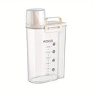 Hermetic Pot Cup Meter Beak Doser Kitchen Anti-Meds Multipurpose Laundry Practical Storage Compact Organizer