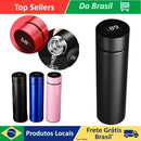 Garrafa térmica de Inox, sensor de temperatura digital inteligente