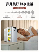 Mini refrigerator - Small. Student dormitory. Beauty makeup. One person refrigeration. Car home dual use. Breast milk dedicated.