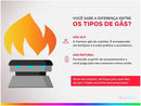 5 Stove Dako Black Automatic Light-Bivolt