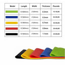 Portable Fitness Workout Equipment Rubber Resistance Bands Yoga Gym Elastic Gum Strength Pilates Crossfit Women Weight Sports