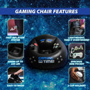 Gaming Inflatable Lazy Sofa Chair PVC Flocking Foldable Backrest Chair Bedroom Sofa with Slip-on Lunch Lounge Chair Set
