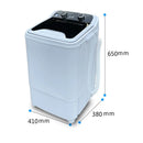 8KG washing machine, large capacity, 110V 220V for household use, washing bed sheets, duvet covers, down jackets Customized