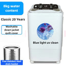 8KG washing machine, large capacity, 110V 220V for household use, washing bed sheets, duvet covers, down jackets Customized