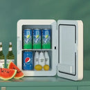 Mini refrigerator - Small. Student dormitory. Beauty makeup. One person refrigeration. Car home dual use. Breast milk dedicated.