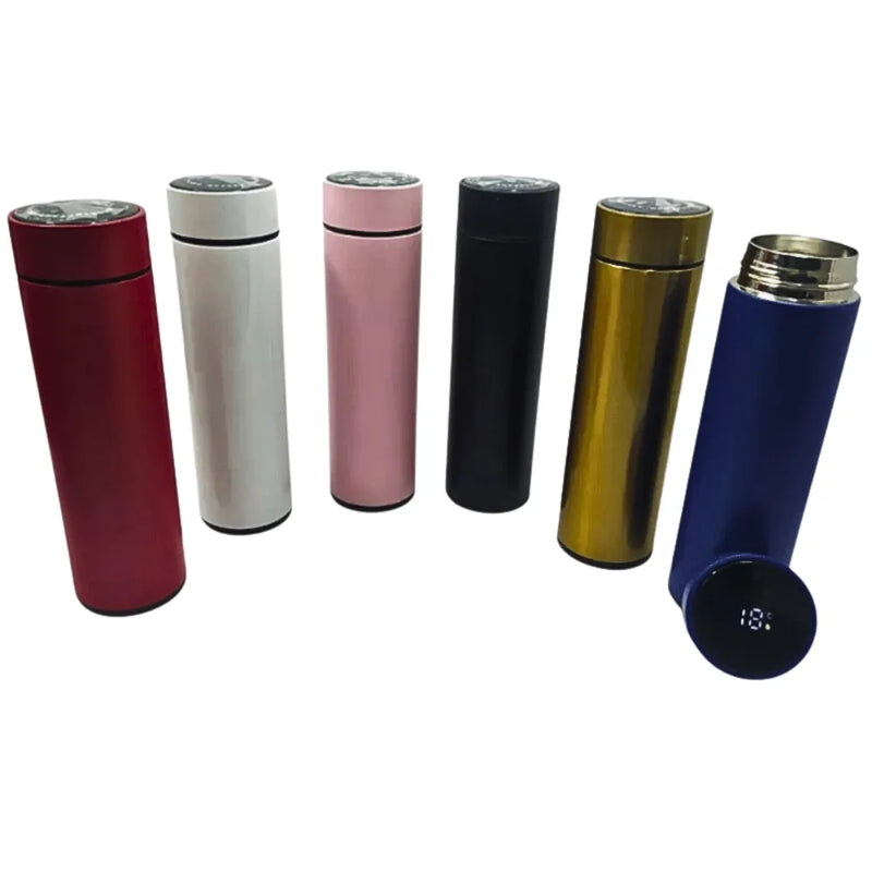 Garrafa térmica de Inox, sensor de temperatura digital inteligente