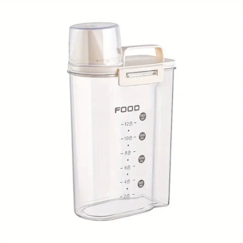 Hermetic Pot Cup Meter Beak Doser Kitchen Anti-Meds Multipurpose Laundry Practical Storage Compact Organizer