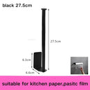 Stainless Steel Paper Towel Holder Self Adhesive Toilet Roll Paper Holder No Punching Kitchen Bathroom Lengthen Storage Rack