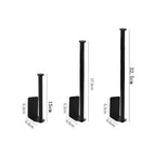 Stainless Steel Paper Towel Holder Self Adhesive Toilet Roll Paper Holder No Punching Kitchen Bathroom Lengthen Storage Rack