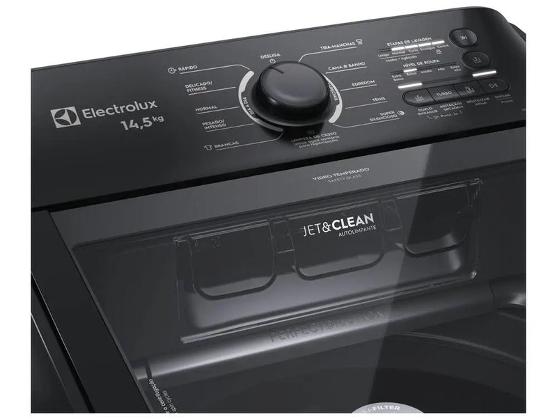Electrolux 14,5kg Washing Machine Inox Basket 11 Efficient LEP15 Black Washing Programs-220V